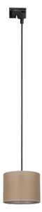 Lampadario su filo per sistema a binario TRACER 1xE27/15W/230V diametro 20 cm nero/marrone