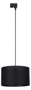Lampadario su filo per sistema a binario TRACER 1xE27/15W/230V diametro 38 cm nero