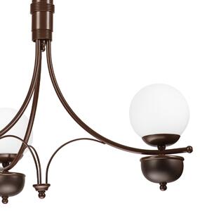 Brilagi - LED Lampadario a sospensione con catena COTTAGE 3xG9/40W/230V quercia/bianco