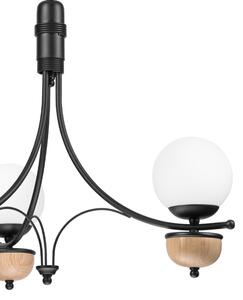 Brilagi - Lampadario LED con catena COTTAGE 3xG9/40W/230V rovere/bianco