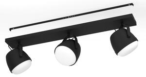 Eglo 390045 - Faretto UPANEMA 3xE27/28W/230V nero