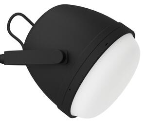 Eglo 390048 - Lampada con piedistallo UPANEMA 2xE27/28W/230V nero