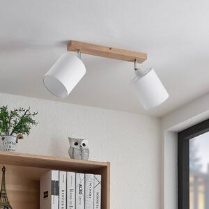 Lindby Imarin spot soffitto, 2 luci, bianco