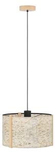 Eglo 390323 - Lampadario a sospensione con filo HONTONGAS 1xE27/25W/230V beige