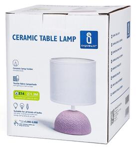 Aigostar - Lampada da tavolo 1xE14/40W/230V rosa/bianco