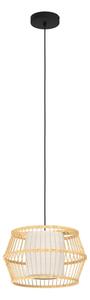 Eglo 390233 - Lampadario a sospensione con filo MONTERROSO 1xE27/40W/230V bambù