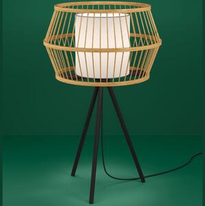 Eglo 390235 - Lampada da tavolo MONTERROSO 1xE27/40W/230V bambù