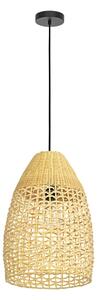Eglo 390237 - Lampadario a sospensione con filo SAMBUCONA 1xE27/40W/230V diametro 35 cm bambù