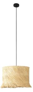 Eglo 390238 - Lampadario a sospensione con filo PAISANO 1xE27/40W/230V rattan