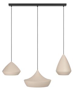 Eglo 390269 - Lampadario a sospensione con filo TORREMOLINOS 3xE27/28W/230V beige