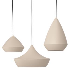 Eglo 390269 - Lampadario a sospensione con filo TORREMOLINOS 3xE27/28W/230V beige