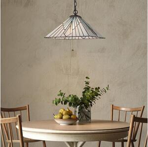 Elstead TF-ALDERLEY-P - Lampadario a catena Tiffany ALDERLEY 1xE27/60W/230V