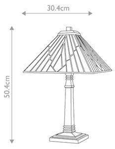 Elstead TF-ALDERLEY-TL-L - Lampada da tavolo Tiffany ALDERLEY 1xE27/60W/230V