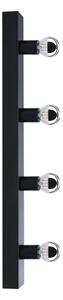 Paulmann 80099 - 4xE14/40W IP44 Lampada per specchio da bagno REGULA 230V nero