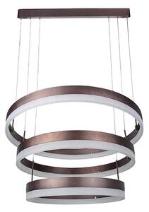Lampadario a sospensione con filo LED dimmerabile LED/86W/230V 3000K marrone