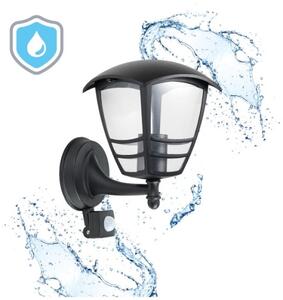 Applique da esterno con sensore TEVIO 1xE27/60W/230V IP54 nero