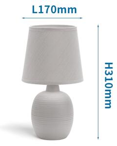 Aigostar - Lampada da tavolo 1xE14/40W/230V grigio