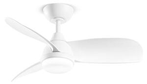 Ventilatore moderno perenz milo 7192 b ct led dimmerabile metallo acrilico - Perenz