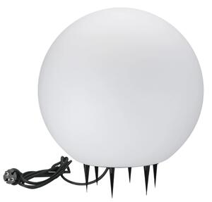 Lampada da esterno ARGENTO 1xE27/15W/230V diametro 50 cm IP65 bianco