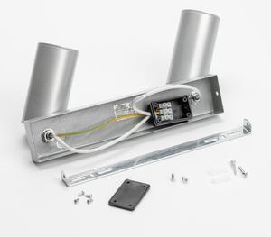 Brilagi - Luce Spot da bagno SELE 2xGU10/30W/230V IP44 argento