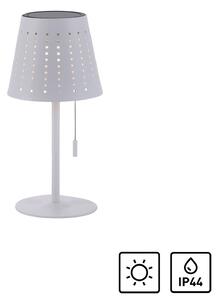 JUST LIGHT. Lampada LED da tavolo Mandy, USB, solare, bianco