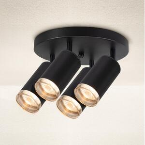 Brilagi - Luce Spot da bagno SELE AQUA 4xGU10/30W/230V IP44 nero