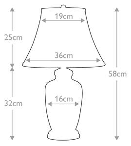 Elstead GOLD-THISTLE-TL - Lampada da tavolo GOLDTHISTLE 1xE27/60W/230V