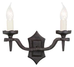 Elstead RY2B-BLACK - Applique RECTORY 2xE14/60W/230V