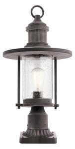 Kichler KL-RIVERWOOD3-M - Lampada da esterno RIVERWOOD 1xE27/60W/230V IP44 nero