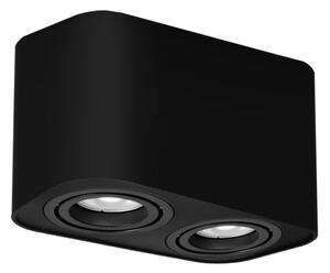 Rabalux 2053 - Faretto KOBALD 2xGU10/42W/230V nero