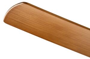 ZEVENTI - Ventilatore da soffitto LED BARROSA LED/18W/230V Wi-Fi Tuya marrone + telecomando