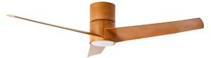 ZEVENTI - Ventilatore da soffitto LED BARROSA LED/18W/230V Wi-Fi Tuya marrone + telecomando