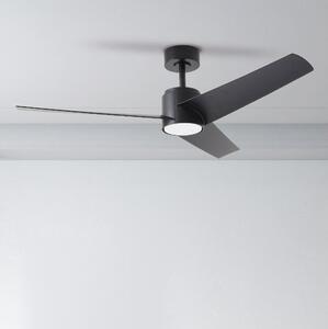ZEVENTI - Ventilatore da soffitto LED ORVIETO LED/18W/230V Wi-Fi Tuya nero + telecomando