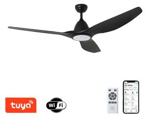 ZEVENTI - Ventilatore da soffitto LED URBINO LED/20W/230V Wi-Fi Tuya, nero + telecomando