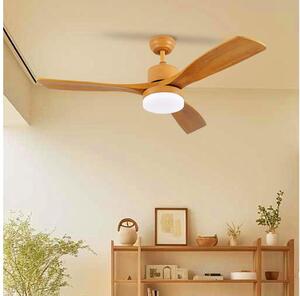 ZEVENTI - Ventilatore da soffitto LED MARE LED/24W/230V Wi-Fi Tuya rovere + telecomando