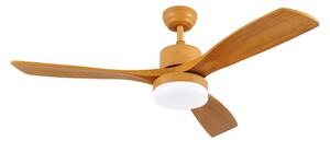 ZEVENTI - Ventilatore da soffitto LED MARE LED/24W/230V Wi-Fi Tuya rovere + telecomando