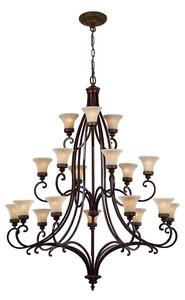 Feiss FE-DRAWING-ROOM18 - Lampadario a sospensione con catena DRAWING ROOM 18xE27/60W/230V