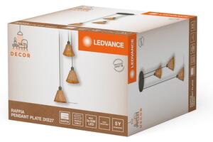Ledvance - Lampadario a sospensione con filo DECOR RAFFIA 3xE27/15W/230V bastone di rafia