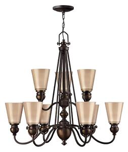 Hinkley HK-MAYFLOWER9 - Lampadario a sospensione con catena MAYFLOWER 9xE27/60W/230V