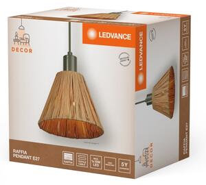 Ledvance - Lampadario a sospensione con filo DECOR RAFFIA 1xE27/15W/230V
