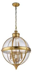 Feiss FE-ADAMS-4P-BB - Lampadario a sospensione con catena ADAMS 4xE14/60W/230V oro
