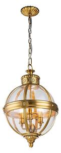 Feiss FE-ADAMS-3P-BB - Lampadario a sospensione con catena ADAMS 3xE14/60W/230V oro