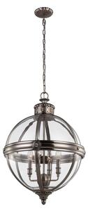 Feiss FE-ADAMS-4P-ANL - Lampadario a sospensione con catena ADAMS 4xE14/60W/230V bronzo