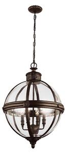Feiss FE-ADAMS-4P-BRZ - Lampadario a sospensione con catena ADAMS 4xE14/60W/230V bronzo