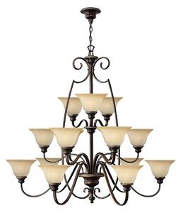 Hinkley HK-CELLO15 - Lampadario a sospensione con catena CELLO 15xE27/60W/230V
