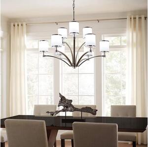Feiss FE-PROSPECT-PARK9 - Lampadario a sospensione con catena PROSPECT PARK 9xE27/60W/230V