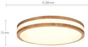 Brilagi - Plafoniera LED MOLINA LED/24W/230V quercia diametro 29 cm