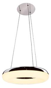 Lampadario LED a sospensione con filo LED/40W/230V 3000K diametro 40 cm cromo lucido