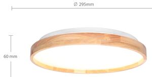 Brilagi - Plafoniera a LED ALSON LED/24W/230V rovere