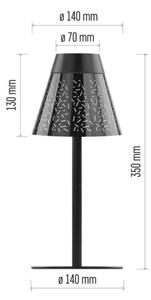 LED Dimmerabile ricaricabile per esterni lampada da tavolo LED/4,2W/5V 2200mAh IP44